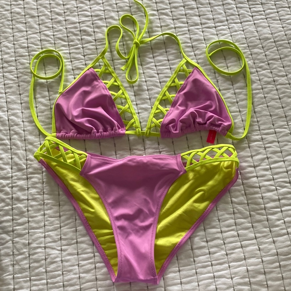 Victoria secret swim suit.